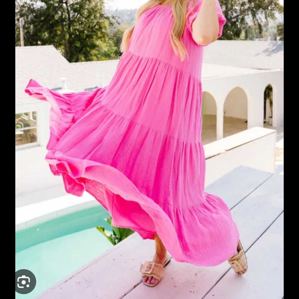 Ivy City Co Pink Matching Dresses